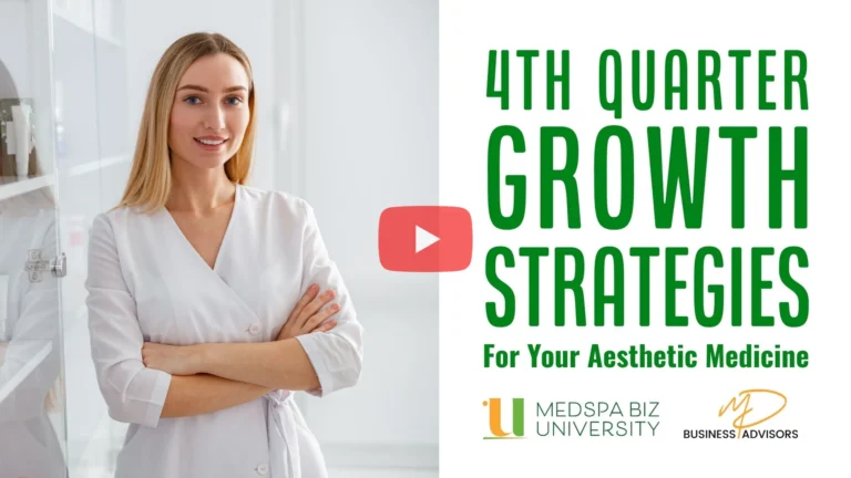 4th Quarter Growth Strategies for Your Aesthetic Medicine