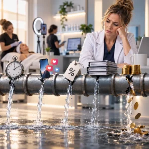 Medical aesthetics practice owner losing time and profit through an inefficient business model